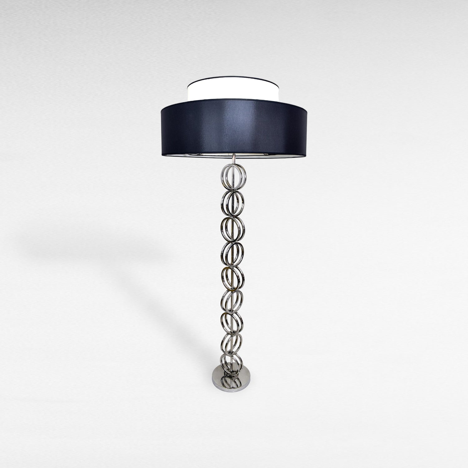 Metal Silver Floor Lamp