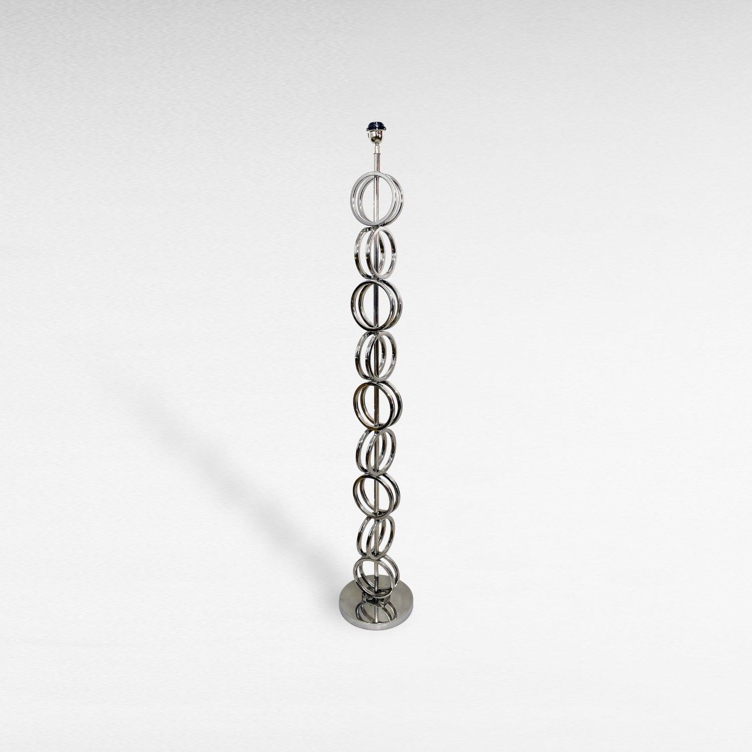 Metal Silver Floor Lamp