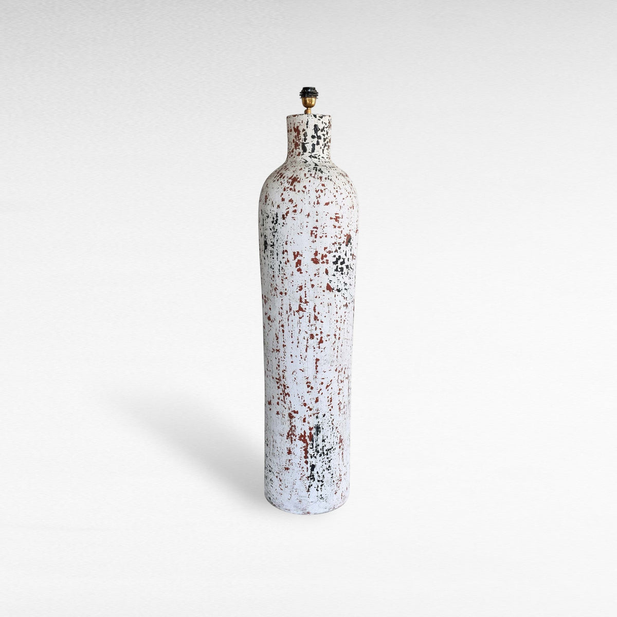 White Terracotta Floor Lamp