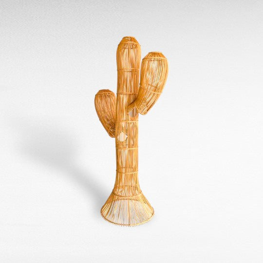 Natural Bamboo Cactus Floor Lamp