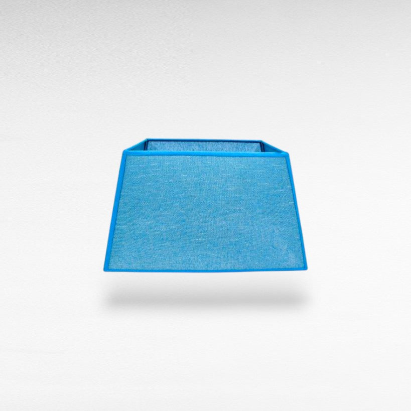 Turquoise Linen Lamp Shade L43 |D21 |H25CM