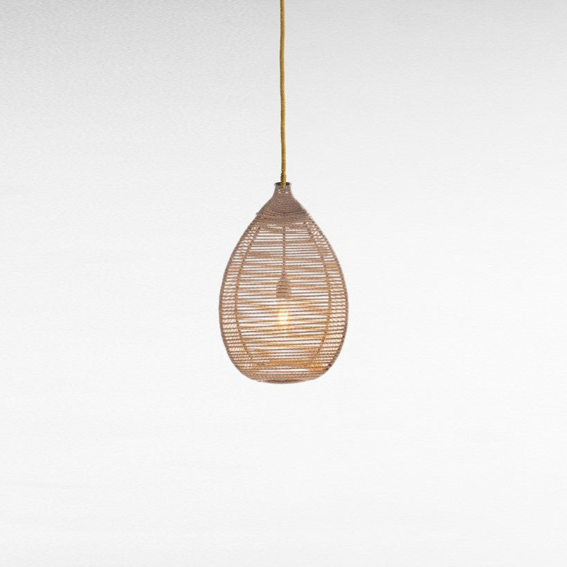 ROPE HANDWOVED DROP SHAPE Φ25 |H40 cm