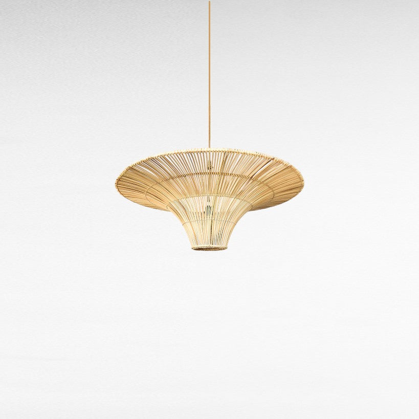 NATURAL RATTAN FLARED SHAPE Φ180 |H50 cm