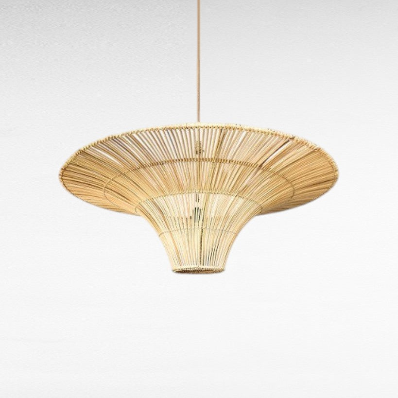 NATURAL RATTAN FLARED SHAPE Φ180 |H50 cm