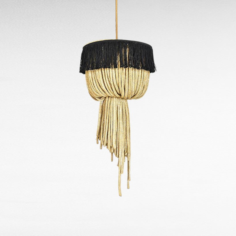 ROPE ROUND SHAPE CHANDELIER Φ80 |H100 cm