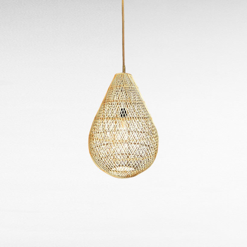 Large Natural Bamboo Lamp