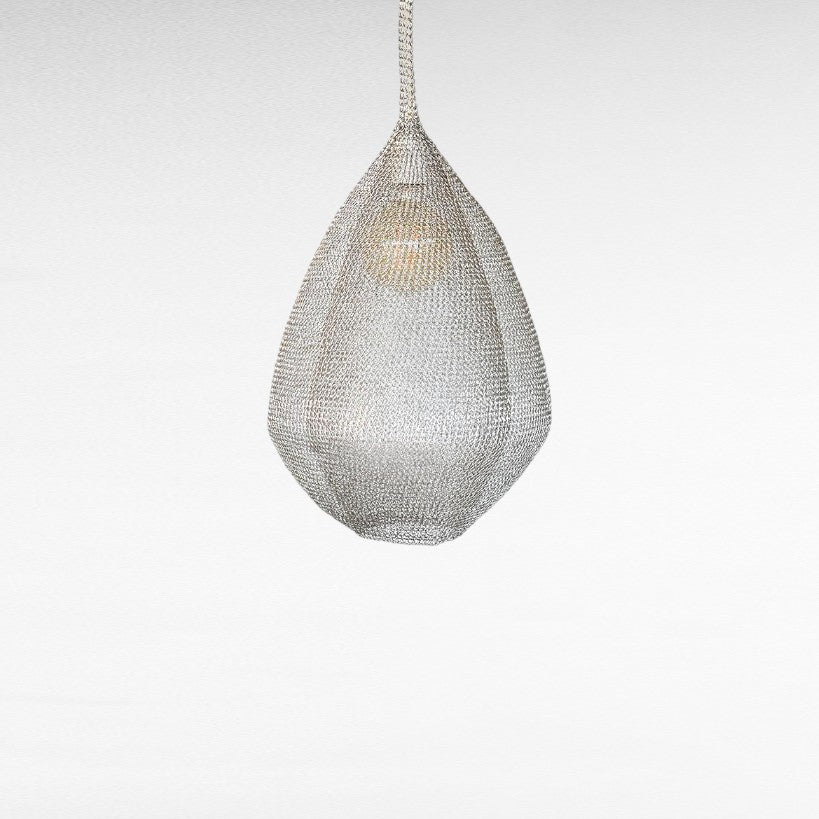METAL WIRE HANDWOVEN DROP SHAPE Φ25 |H45 cm