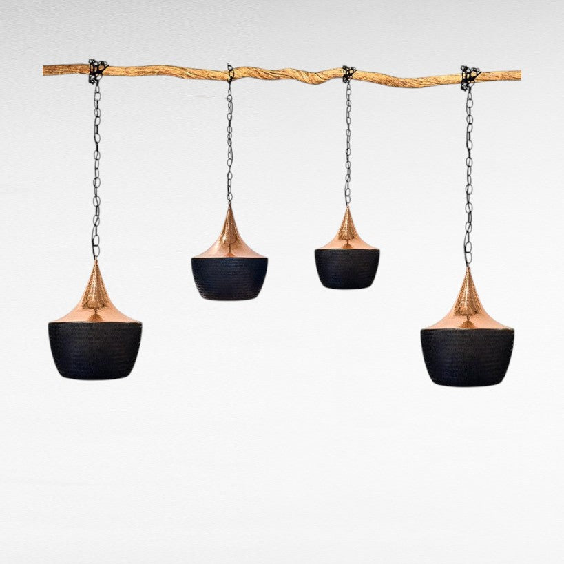 COPPER DOME SHAPE HAMMERED Φ50 |H70 cm