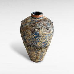 POT WITH COOPER RING - Chora Mykonos