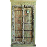 WOODEN CABINET 110x45x205cm - Chora Mykonos