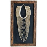 SHELL NECKLACE WITH FRAME 50x4x90cm - Chora Mykonos