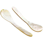 SPOON MOTHER OF PEARL SET OF 2 / 11x3cm
