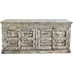 WOODEN BUFFET 214x42x100cm - Chora Mykonos