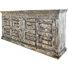 WOODEN BUFFET 214x42x100cm - Chora Mykonos