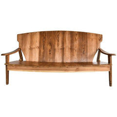 NATURAL COLOR TEAK WOOD SOFA - Chora Mykonos