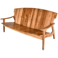 NATURAL COLOR TEAK WOOD SOFA - Chora Mykonos